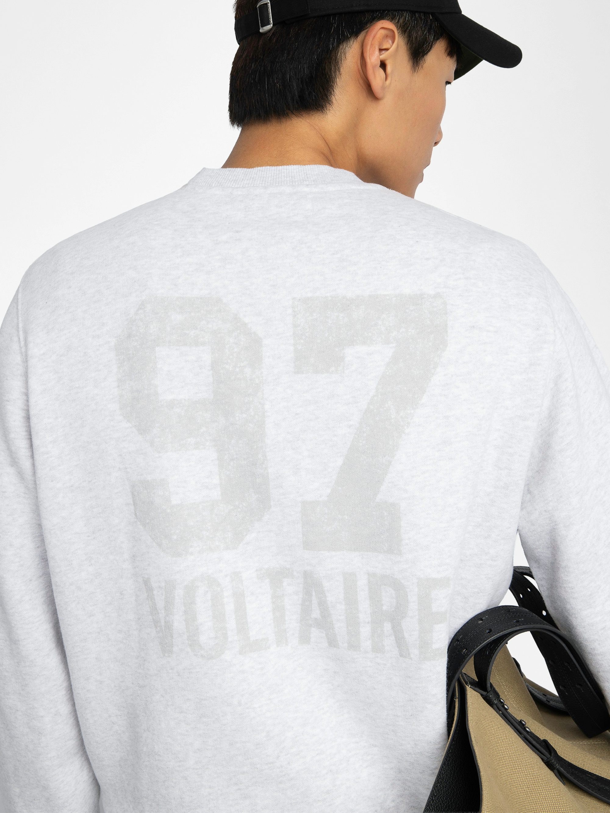 Aime Sweatshirt - Long-sleeved sweatshirt with back print.